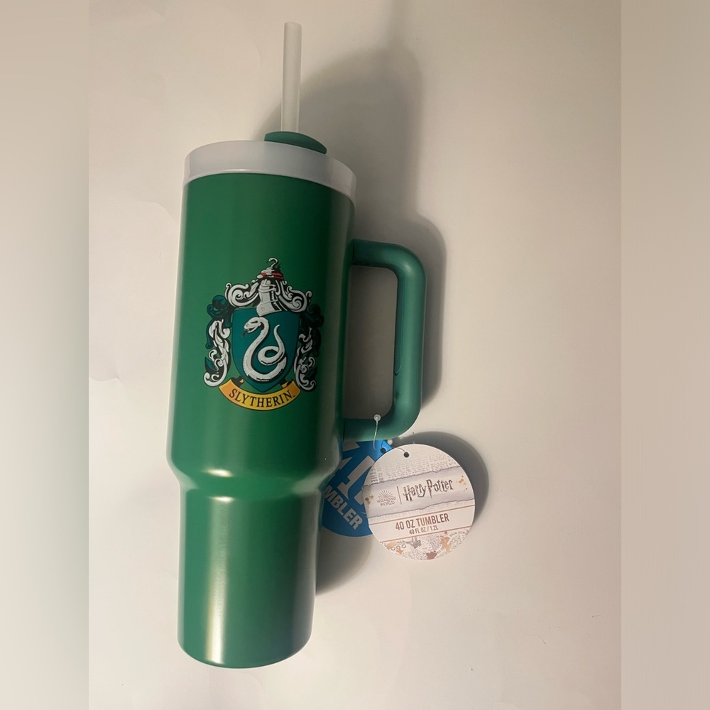 Harry Potter Slytherin 40oz Insulated Tumbler - 1.2L Travel Mug NEW - READ